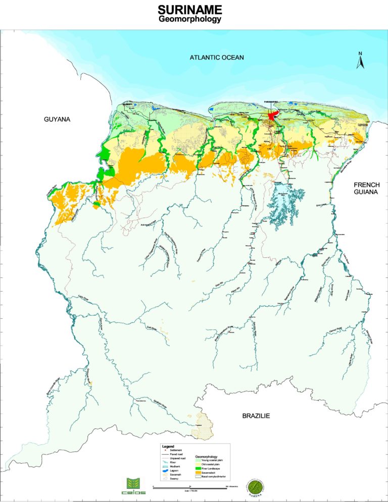 Geomorphology – Suriname Water Resources Information System